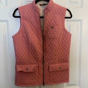 Barbour Pink Quilted Vest Women’s Sz 8 EUC!